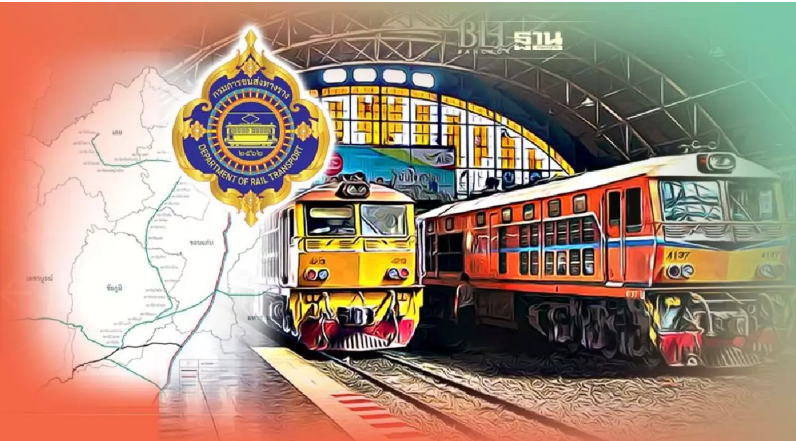“กรมราง” เปิดเส้นทางรถไฟสายใหม่ เชื่อม 4 จังหวัด บูมแผน R-map